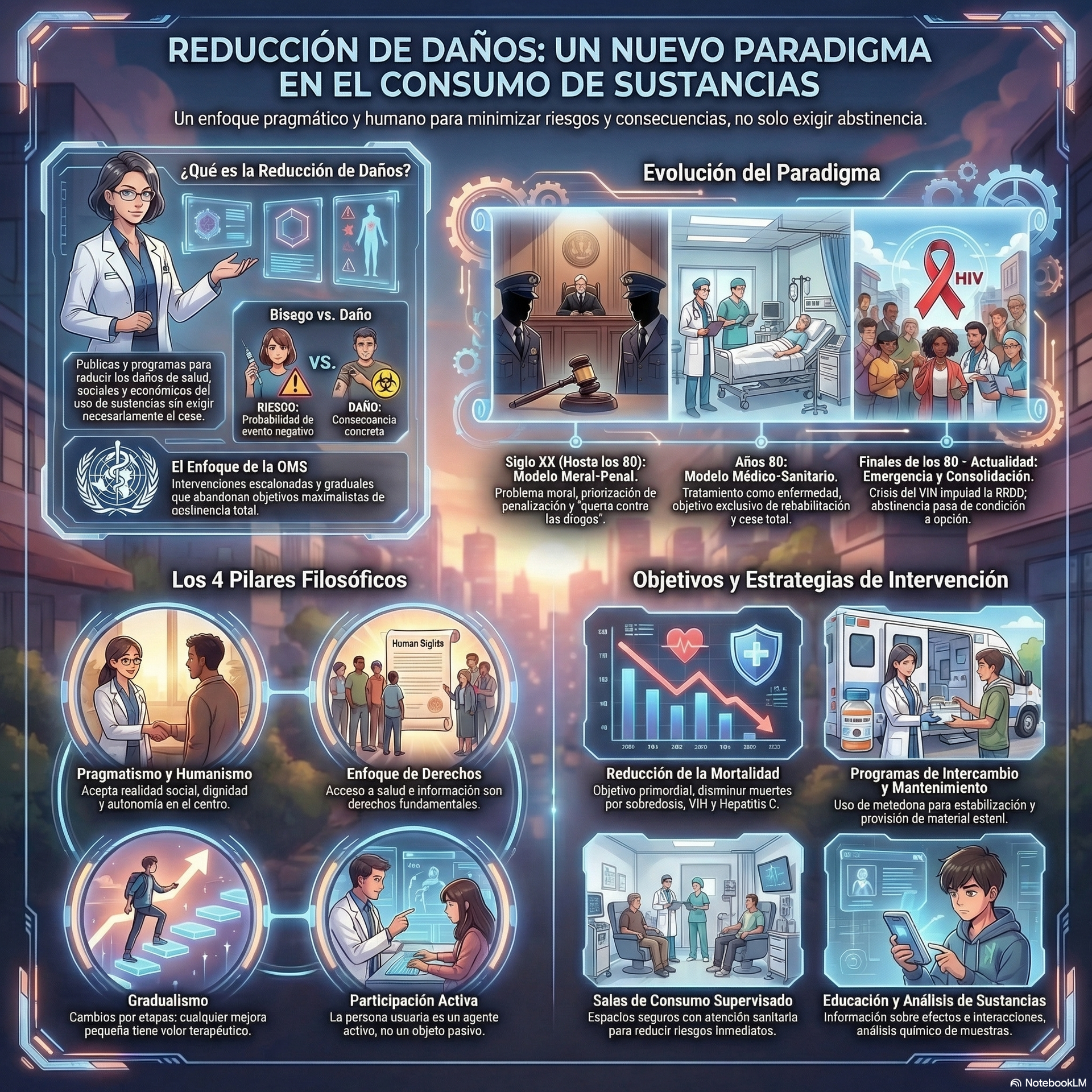 Infografía: Reducción de Daños - Fundamentos y Marco Conceptual